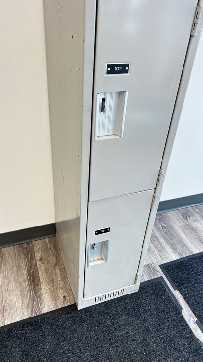 Metal Locker 3-Tier Single Bank