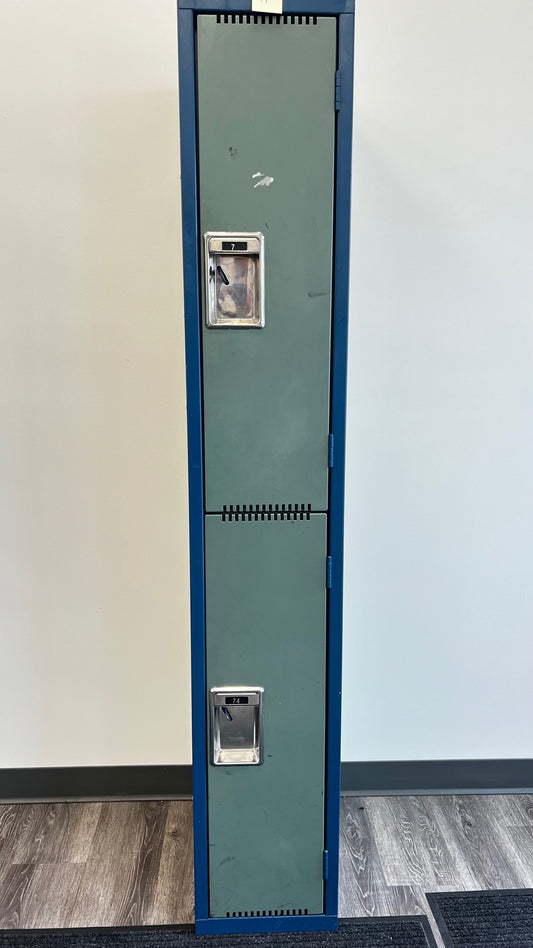 Metal Locker 2-Tier Single Bank
