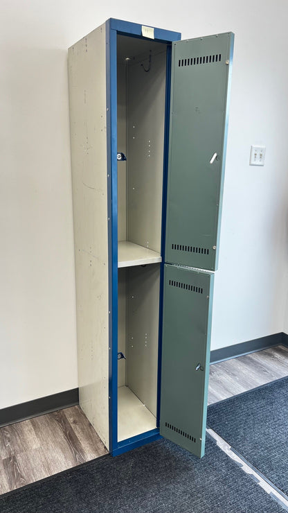 Metal Locker 2-Tier Single Bank