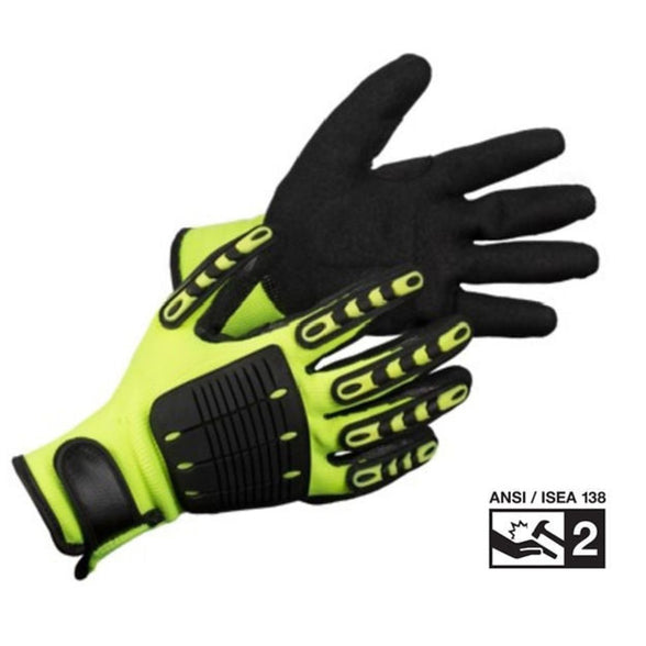 Cut A5 Sandy Nitrile Metacarpal Protection Glove