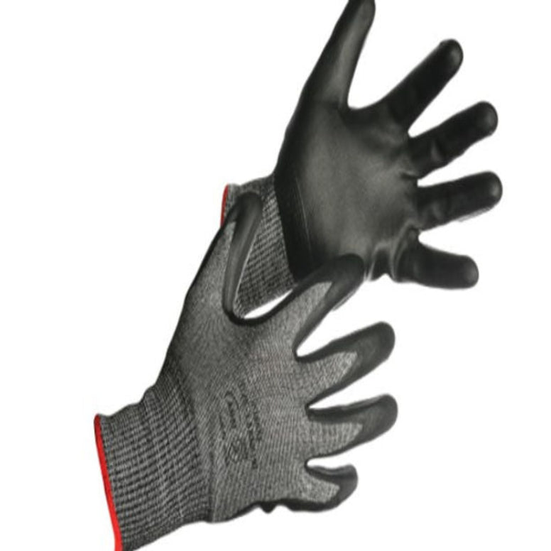 Cut A5 HPPE-Stainless Steel PU Coated Glove