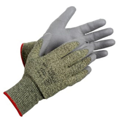 Cut A5 Aramid-Stainless Steel Blend Polyurethane Coated Glove