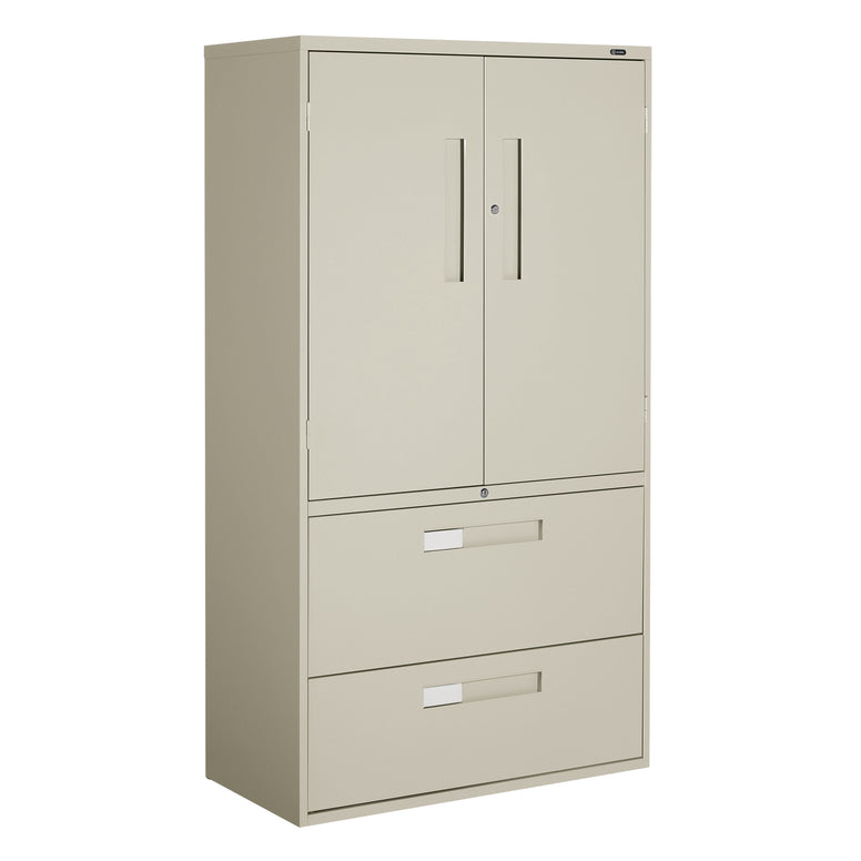 Multi-Stor Cabinet, Steel, 3 Shelves, 65-1/4" H x 36" W x 18" D