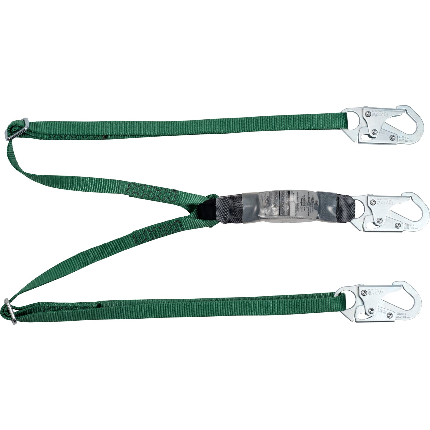 V-Series Lanyard, 6', Snap Hook Center, Snap Hook Leg Ends, Polyester